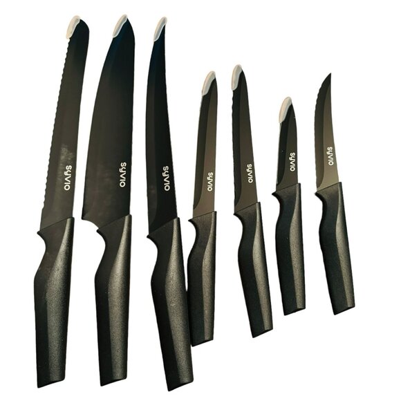 Syvio 14-Piece Knife Set With Block - Picture 4 of 13